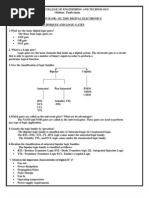 Digital Electronics Question Bank