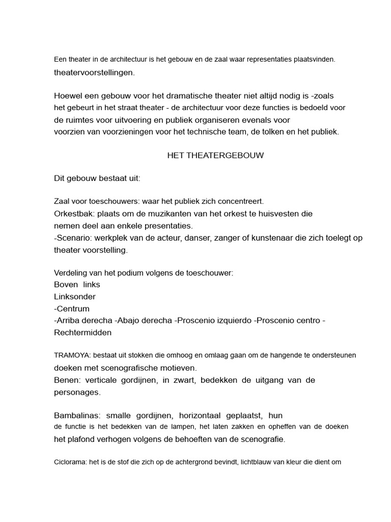 Theater Als Architectuur | PDF