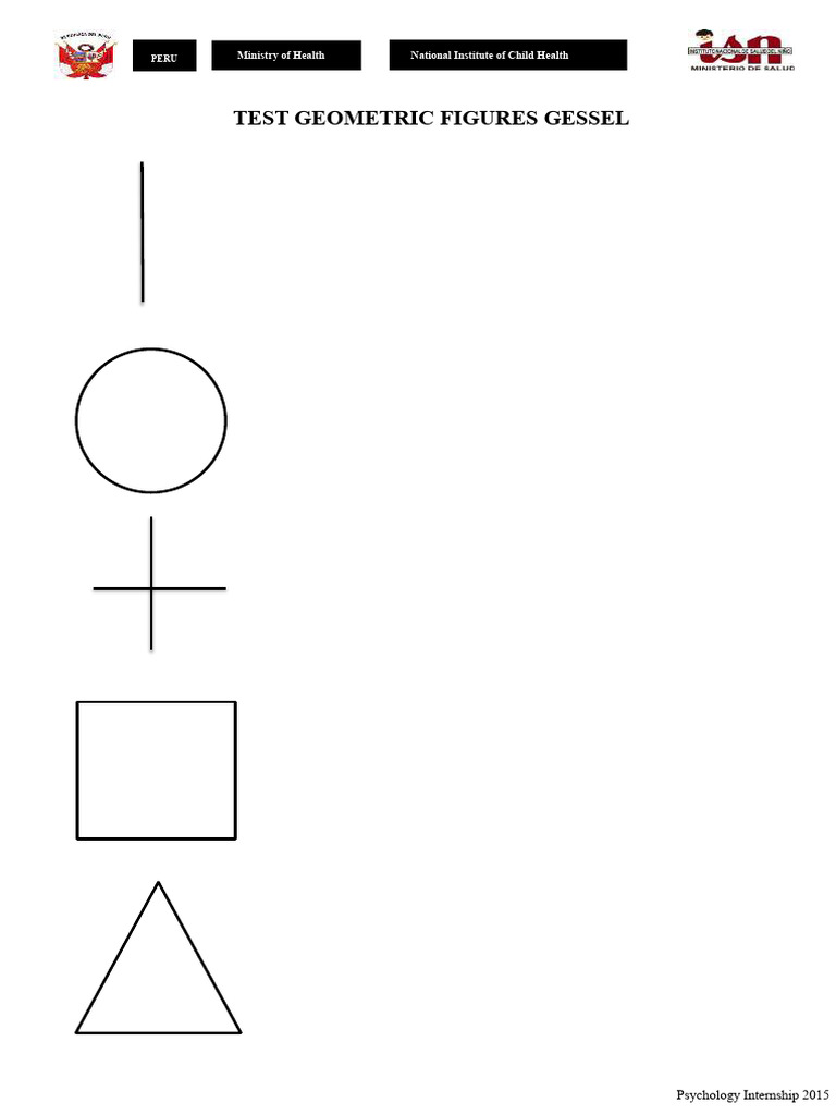 Gessel Geometric Figures Test Analysis | PDF
