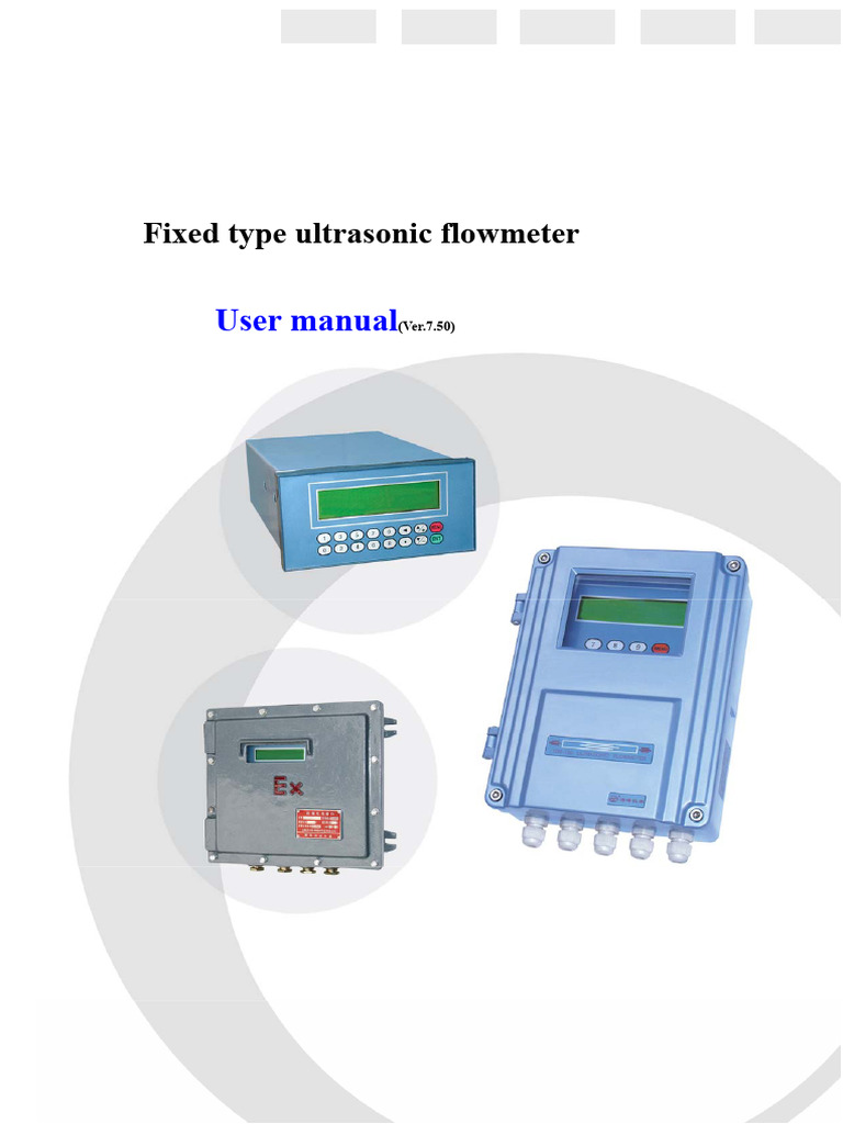 Tds100f Safsonic F Manual - En.es | PDF | Flow Measurement | Pipe ...