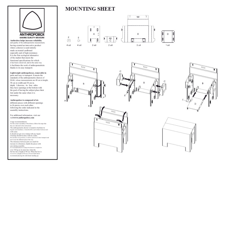 Anthropometric Box PDF | PDF
