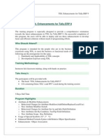 TDL Enhancements Tally.erp 9-Program Write Up | Tally Customization services | Tally Corporate Services |  Tally Implementation Services