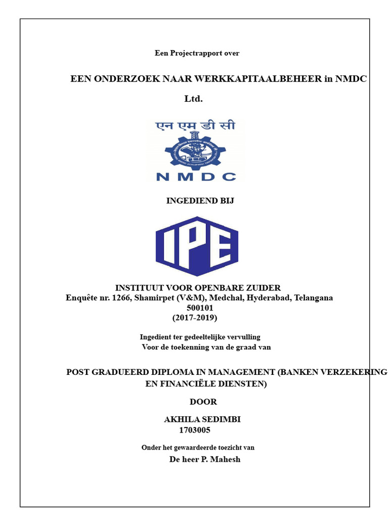Project Rapport PDF | PDF