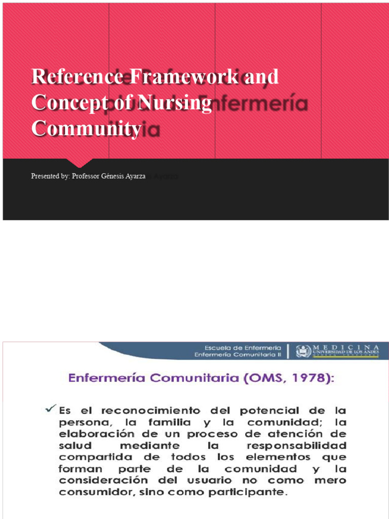 Conceptual Framework of Community Nursing | PDF