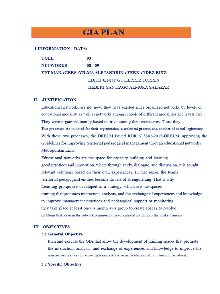 Gia Plan | PDF