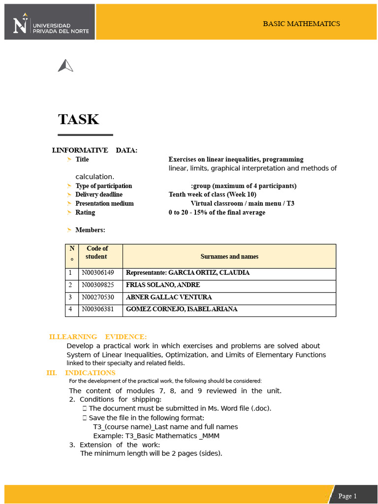 T3 - Basic Mathematics | PDF | Vertex (Graph Theory) | Function ...