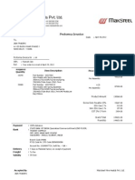 Proforma Invoice: Date To