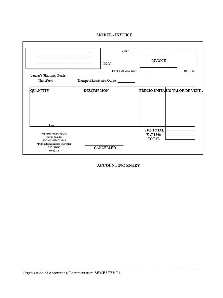 Invoice Template for Accounting Use | PDF | Invoice | Accounting