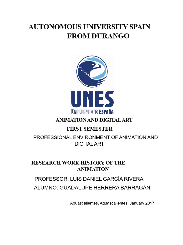 Research Work On The History of Animation | PDF | Computer Graphics ...