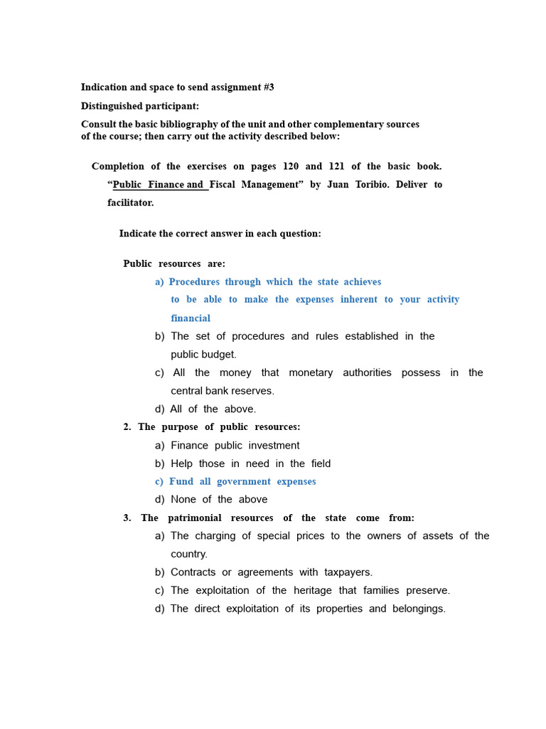 Task 3 of Public Finances | PDF | Taxes | Public Finance