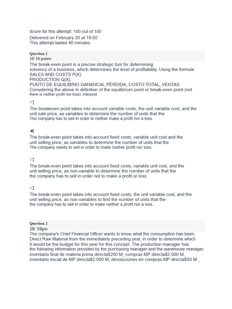 Final Evaluation of Costs and Budgets | PDF | Cost Of Goods Sold | Pricing