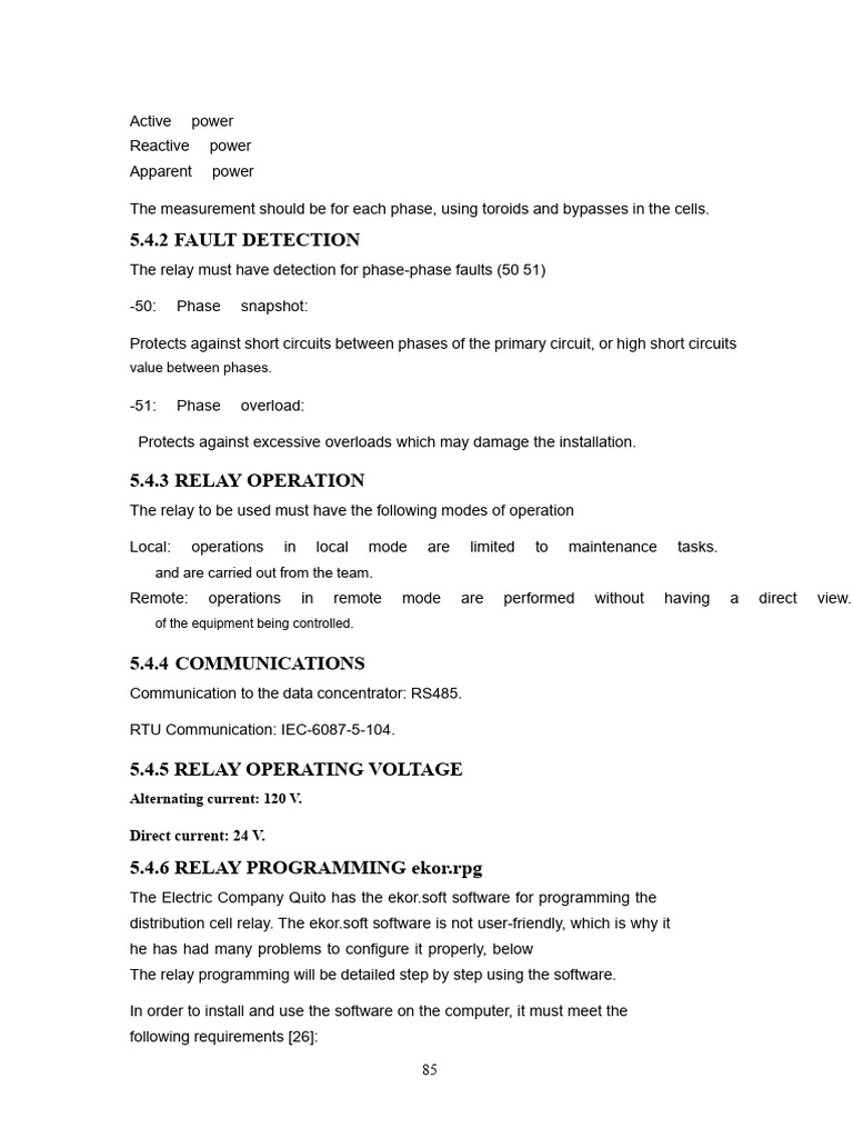 Relay Programming and Fault Detection Guide | PDF | Relay | Communication