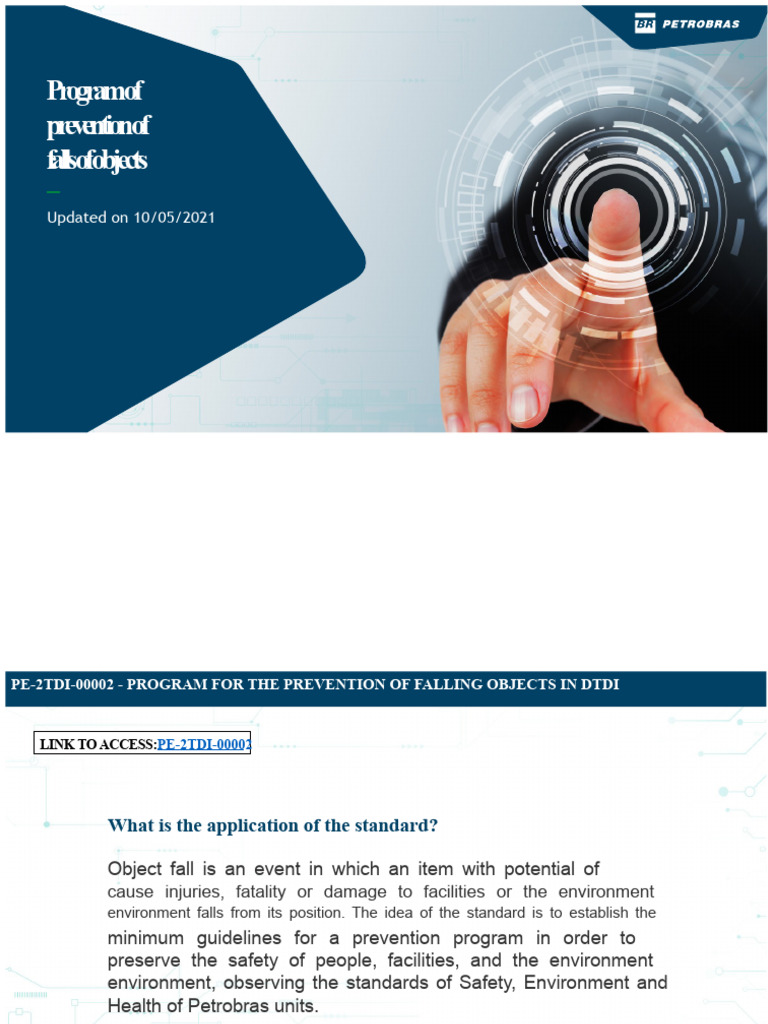 Object Fall Prevention Program Guide | PDF | Risk | Safety