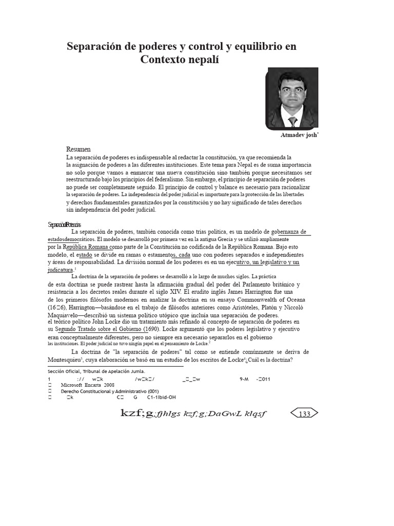 RS37 - v.119, p.133-138 | PDF | Separación de poderes | Ejecutivo ...