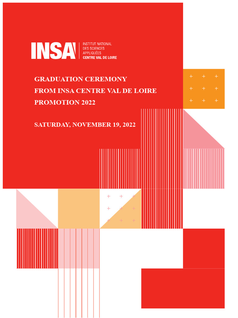 INSA Val de Loire Graduation 2022 | PDF | Engineering