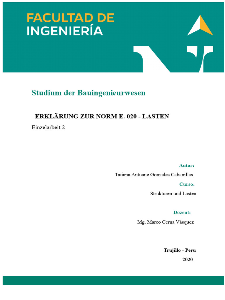 Erklärung Der Norm E. 020 PDF | PDF