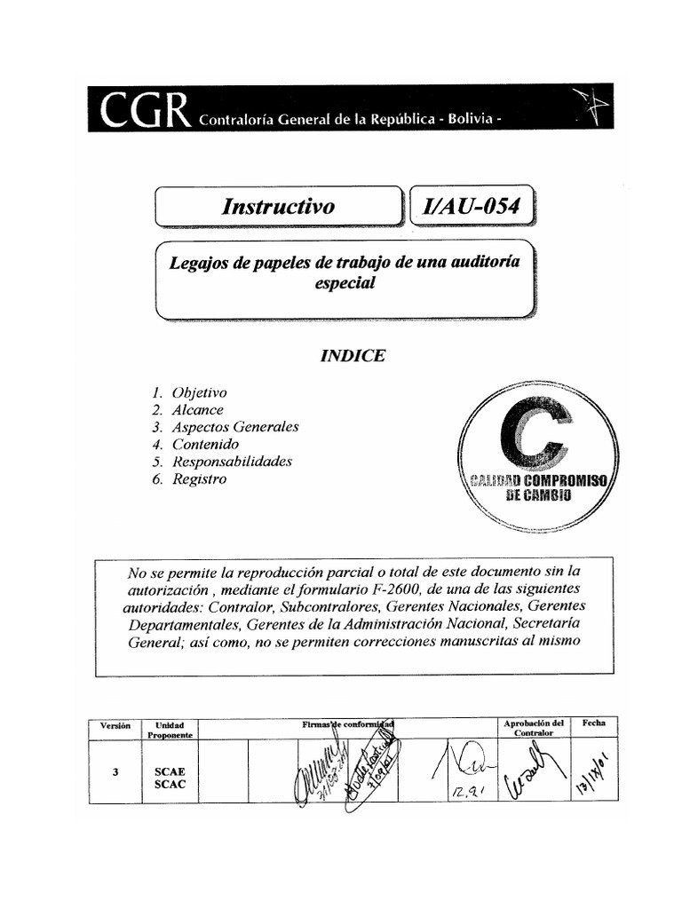 Estrutura de Dossiês para Auditoria Especial | PDF