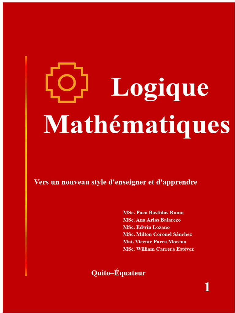 Enseigner la logique en mathématiques | PDF