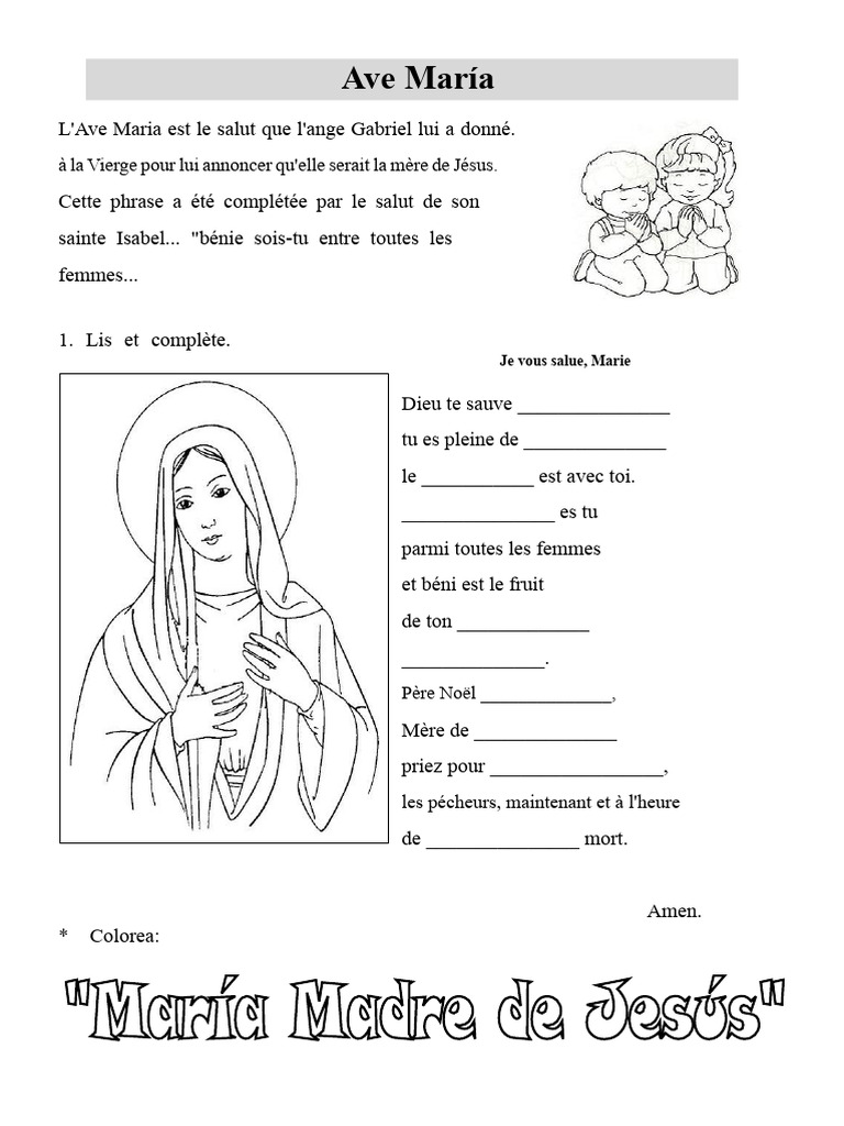 Comprendre l'Ave Maria et le Credo | PDF