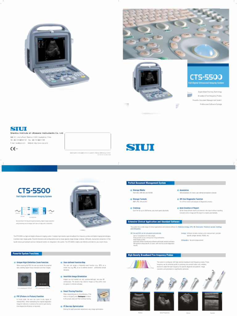 SIUI Digital Ultrasonic Instruments | PDF