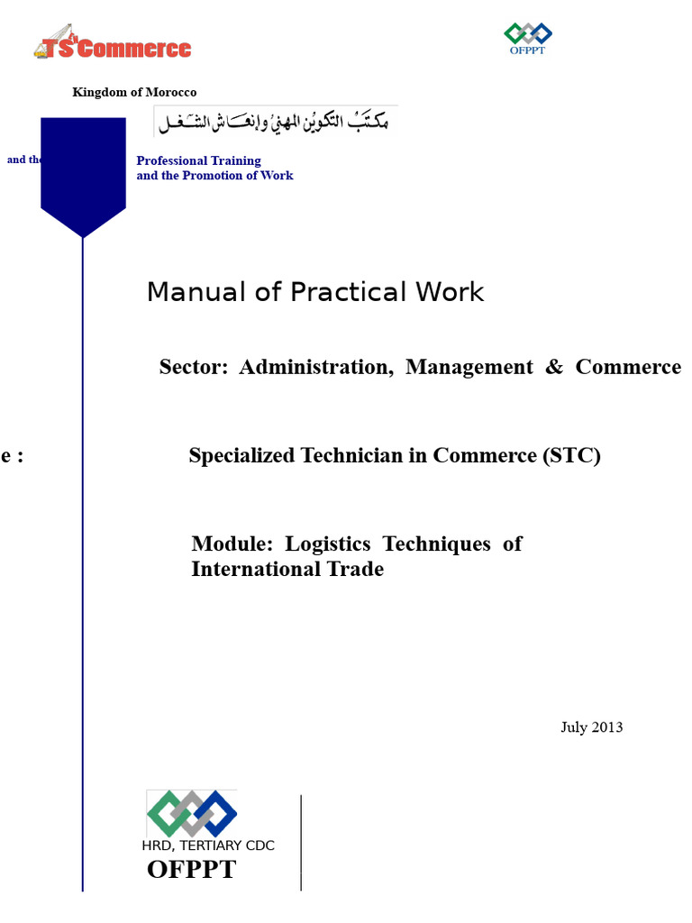 Logistics Techniques in International Trade | PDF | Supply Chain ...