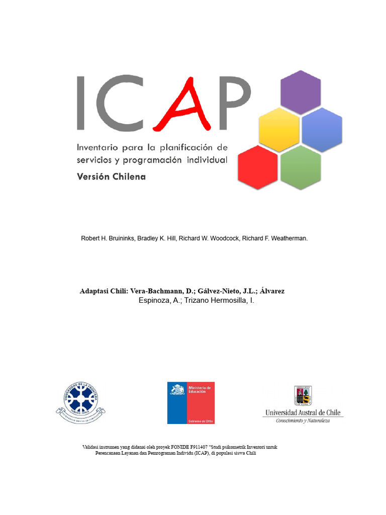 Validasi Instrumen ICAP untuk Siswa Chili | PDF