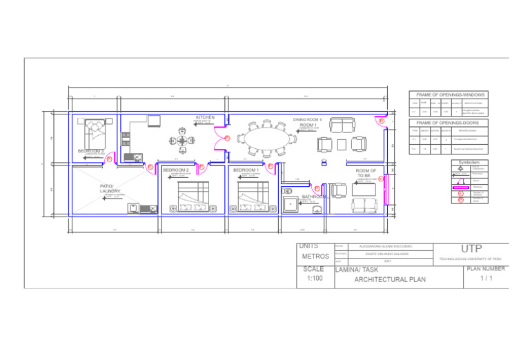 Architectural Plan for Windows and Doors | PDF | Interior Design ...