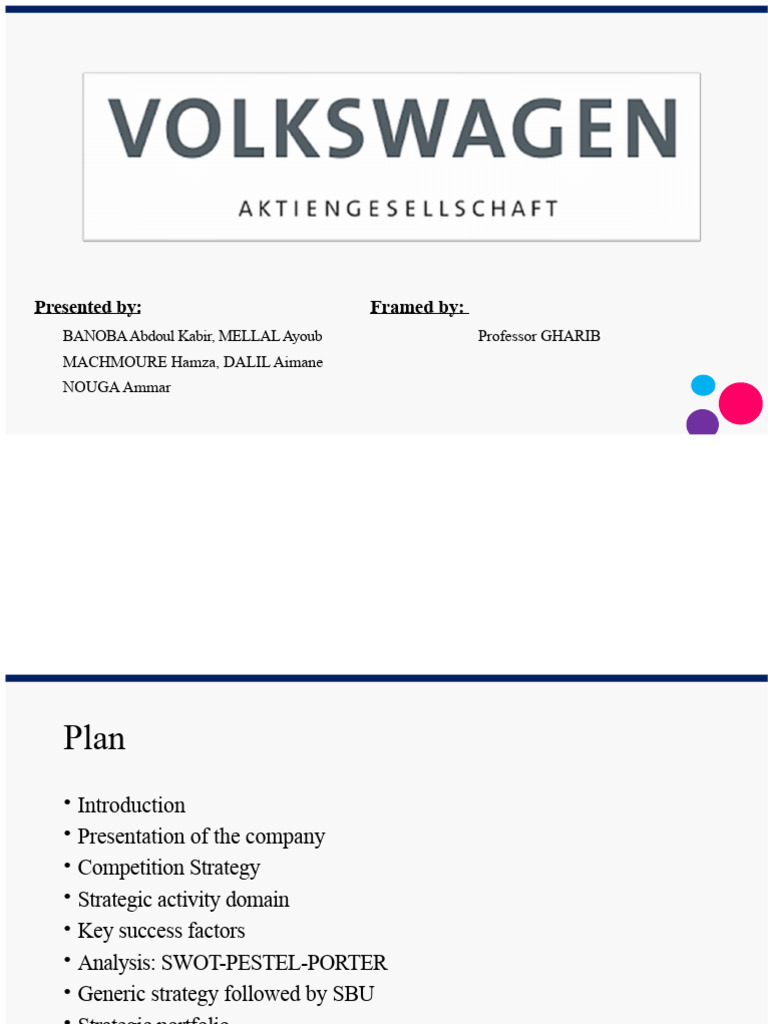 Volkswagen's Strategic Analysis Overview | PDF | Brand | Volkswagen