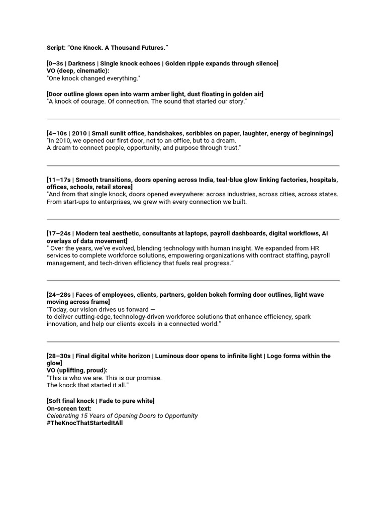 Video script writing guide for content creators