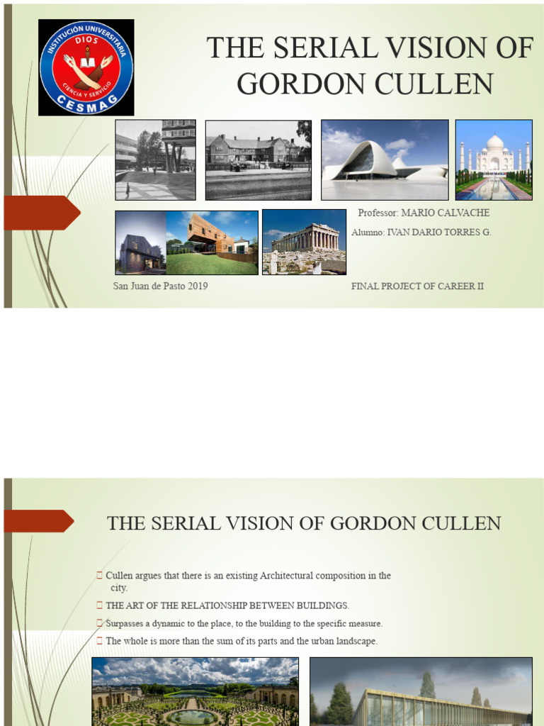 Exploring Gordon Cullen's Serial Vision | PDF | Landscape | Experience