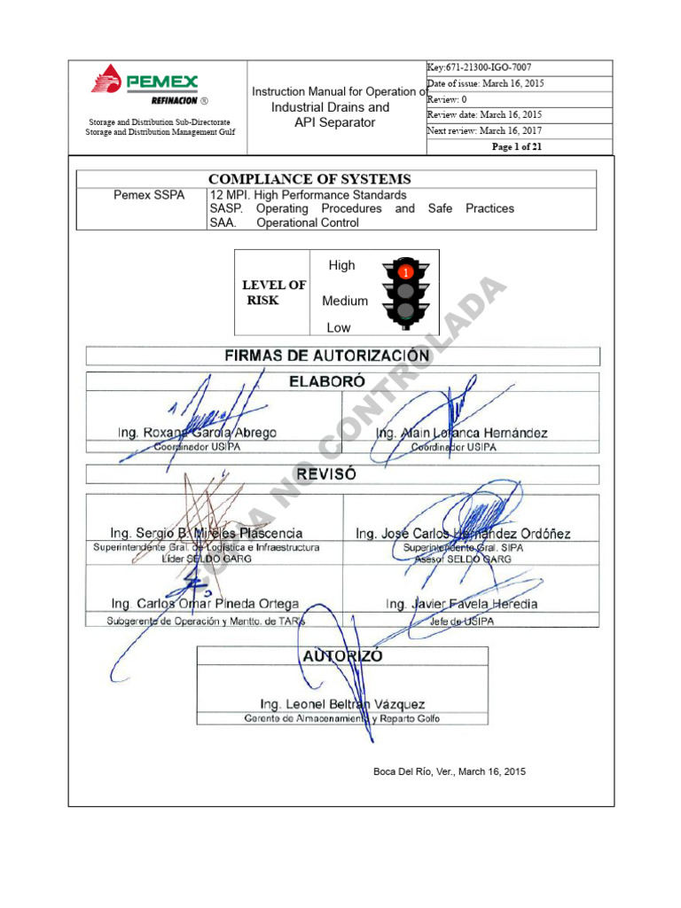 671-21300-IGO-7007 Instruction Manual For Industrial Drainage Operation ...