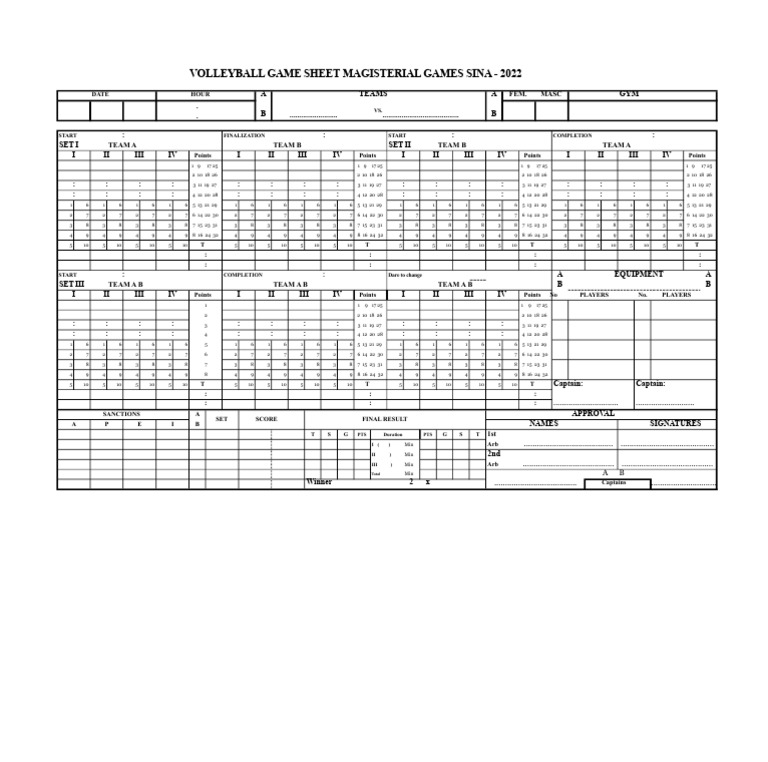 Volleyball Roster | PDF