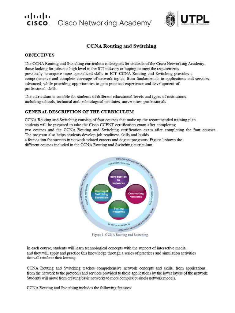 CCNA Routing and Switching Curriculum Guide | PDF | Cisco ...