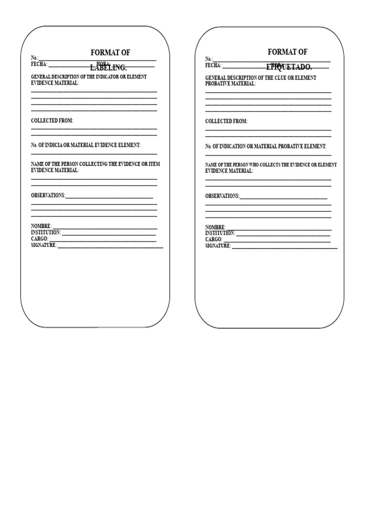 Clue Labeling | PDF