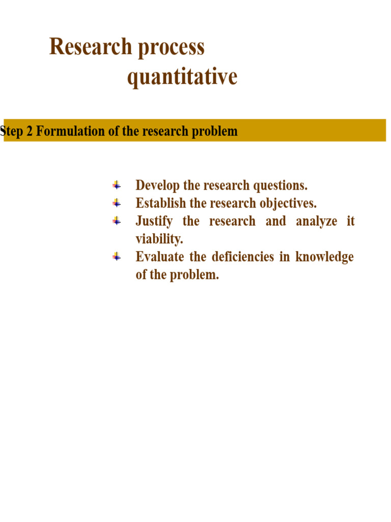 Formulating Quantitative Research Problems | PDF | Knowledge ...