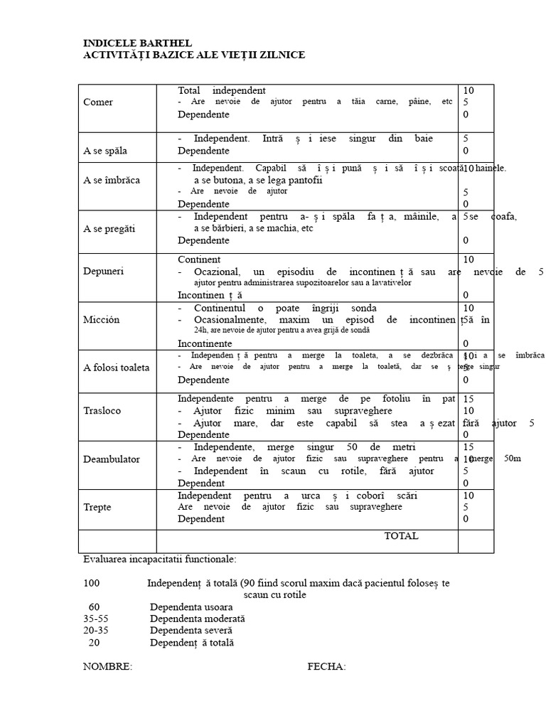 Barthel PDF | PDF