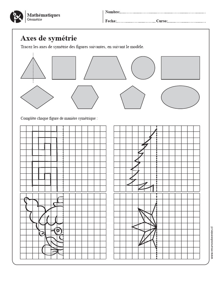 Axes de Symétrie en Géométrie | PDF
