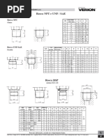 Tablas de Conversión Roscas BSP y NPT | PDF