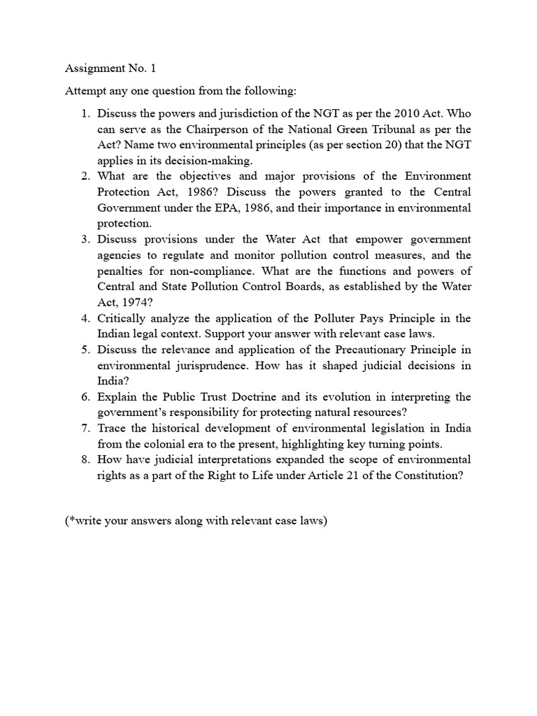Assignment No. 1 | PDF