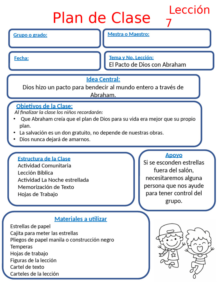 Lección 7 El Pacto de Dios Con Abraham | PDF | Abrahán | Cristo (título)