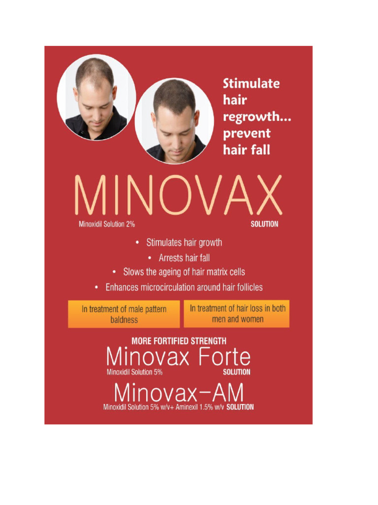 Minovax Solution | PDF | Hair Loss | Hair