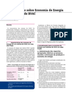 Considerações Sobre Economia de Energia em Sistemas de HVAC - Refrigeração Ventilação e AR Condic