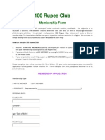 100RC Online Membership Form by Sageer