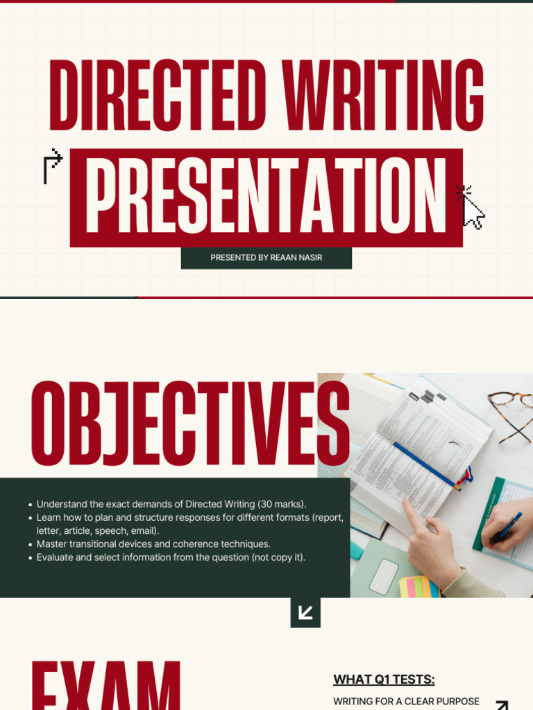 Mastering Directed Writing Techniques | PDF | Opinion | Paragraph