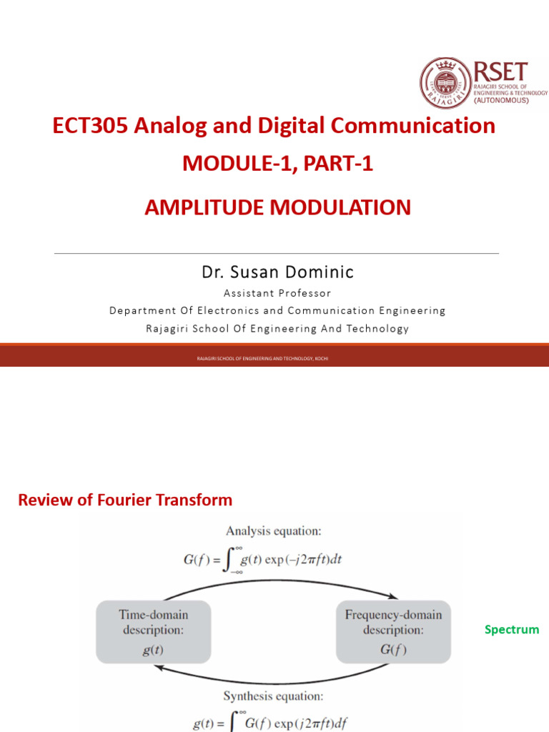 Amplitude Modulation Overview and Analysis | PDF | Frequency Modulation ...