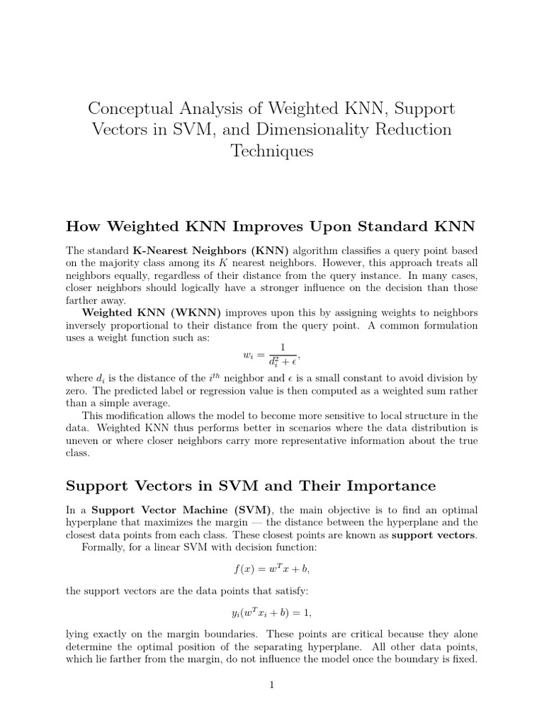 lecture_7 | PDF | Support Vector Machine | Principal Component Analysis