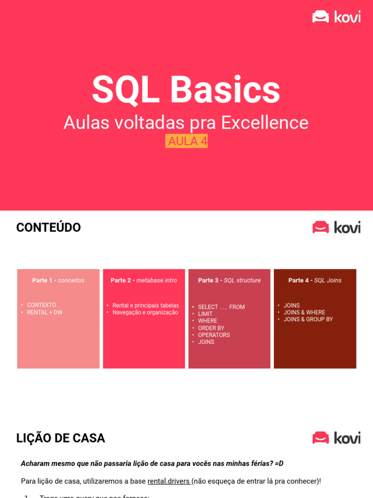 Fundamentos de SQL e Práticas de Consulta | PDF | Dados de computador ...