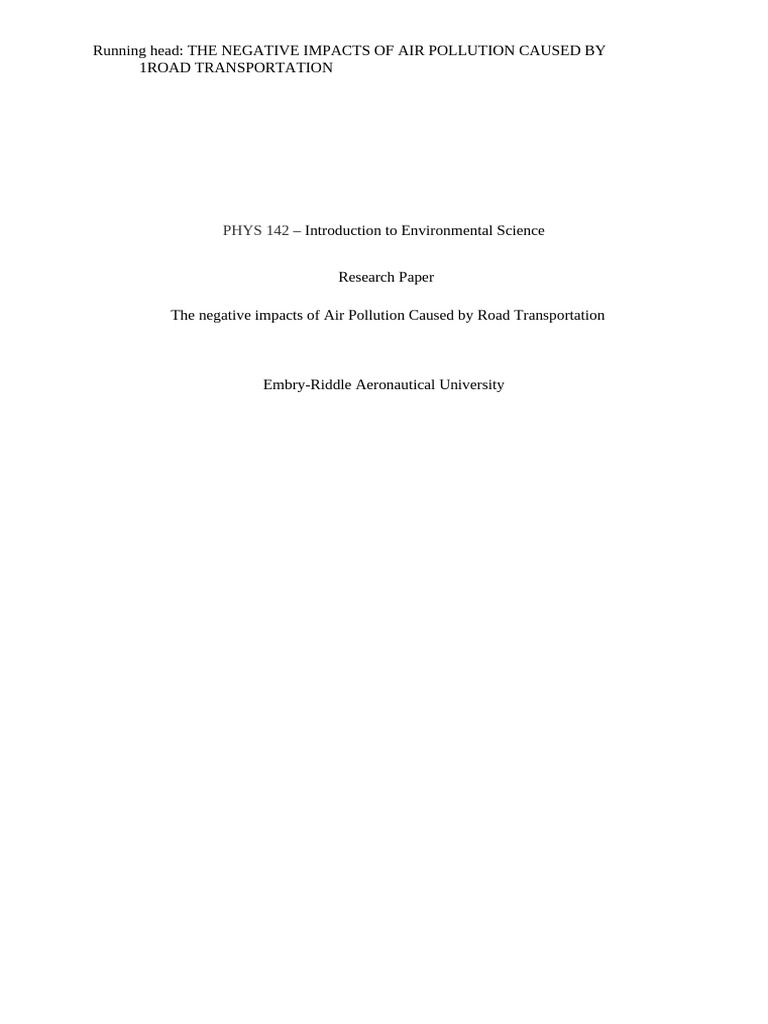 AIR POLLUTION | PDF | Air Pollution | Exhaust Gas