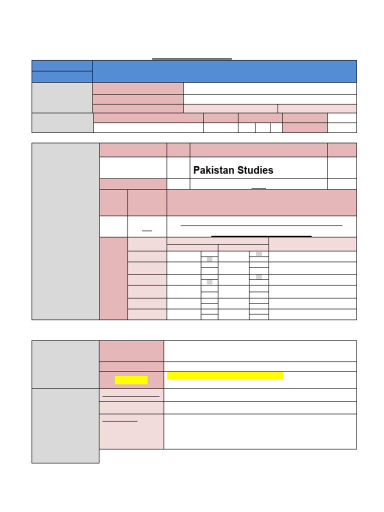 Pakistan Studies Course Outline 2025 | PDF | Khyber Pakhtunkhwa | Pakistan