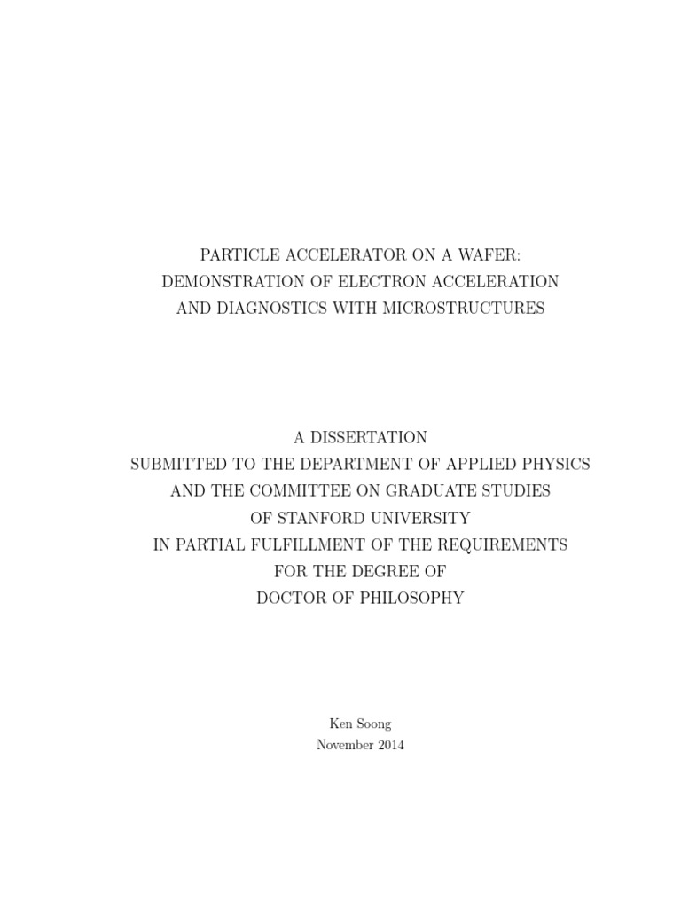 In Depth Partical Exalarator | PDF | Particle Accelerator | Electron
